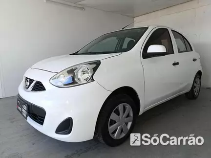 Nissan MARCH S 1.0 12V FLEXSTART na cor Branca no Porto Alegre / RS - 6860307
