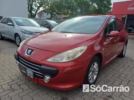 Peugeot 307 PRESENCE PACK 1.6 16V na cor Vermelha no Porto Alegre / RS - 6869621