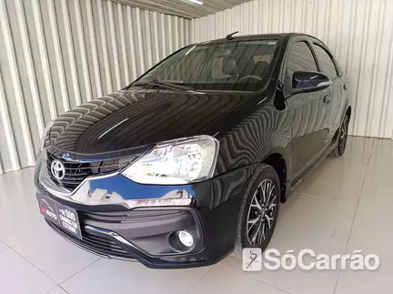 Toyota ETIOS HATCH PLATINUM 1.5 16V na cor Preta no Porto Alegre / RS - 6917515