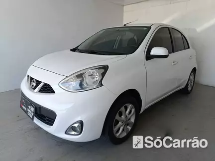 Nissan NEW MARCH SV 1.0 12V na cor Branca no Porto Alegre / RS - 6920104