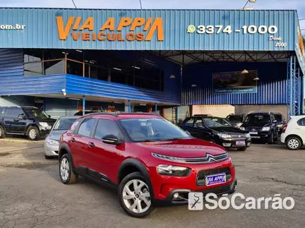 Citroen C4 CACTUS FEEL 1.6 16V AT na cor Vermelha em Curitiba / PR - 6717866