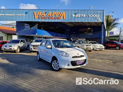 Nissan MARCH S 1.0 16V na cor Branca em Curitiba / PR - 6919974