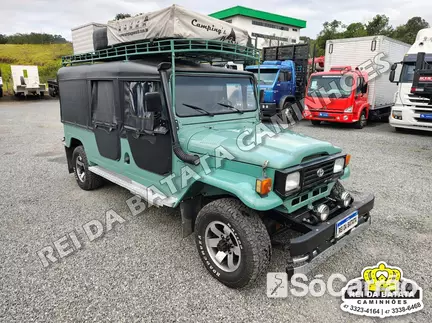 Toyota BANDEIRANTE JIPE OJ50LV-B CH.LONGO 4X4 4.0 na cor Verde em Blumenau / SC - 6766428
