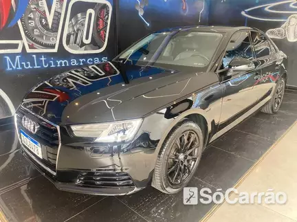 Audi A4 2.0 16V TB FSI 183CV MULT na cor Preta em Curitiba / PR - 6503867