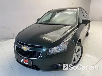 Chevrolet CRUZE ECOTEC6 LT 1.8 16V FLEXPOWER na cor Verde em São José / SC - 5446345