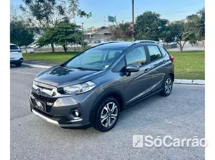 Honda WR-V EXL 1.5 16V CVT FLEXONE na cor Cinza em São José / SC - 6797112