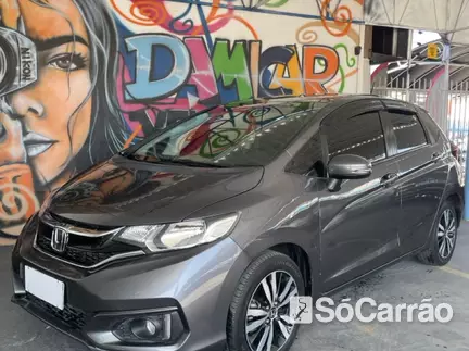 Honda FIT FIT DX 1.5 16V CVT FLEXONE na cor Cinza em Joinville / SC - 6681556