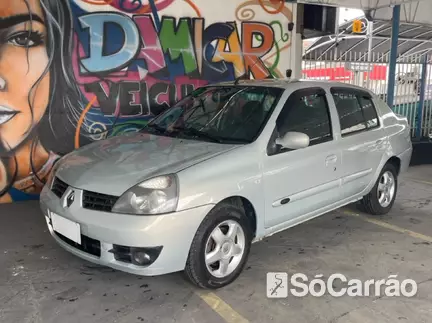 Renault CLIO SEDAN CLIO SEDAN PRIVILEGE 1.6 16V HIFLEX na cor Prata em Joinville / SC - 6925345