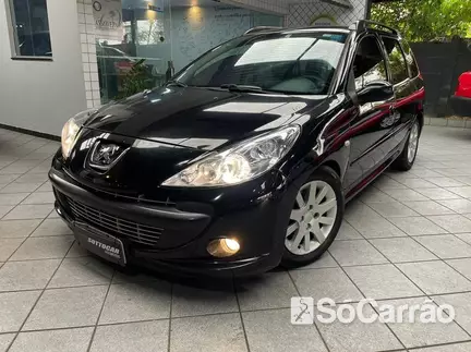 Peugeot 207 SW XS 1.6 16V TIP na cor Preta em Curitiba / PR - 6725031