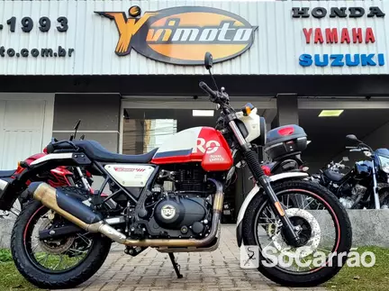 Royal Enfield SCRAM 411 GRAPH RED na cor Vermelha em Curitiba / PR - 6798581