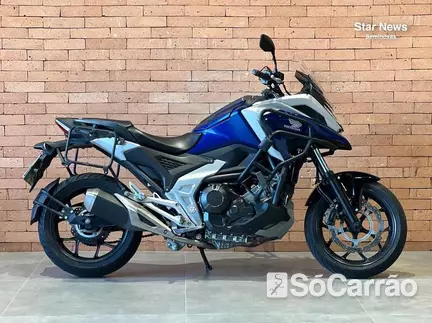 Honda NC 700X ABS na cor Azul em Curitiba / PR - 6800672
