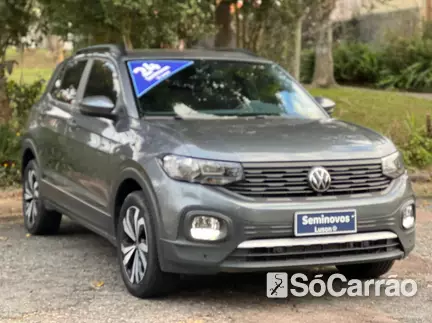 Volkswagen T-CROSS 200 1.0 TSI AT6 na cor Cinza em Curitiba / PR - 6805390