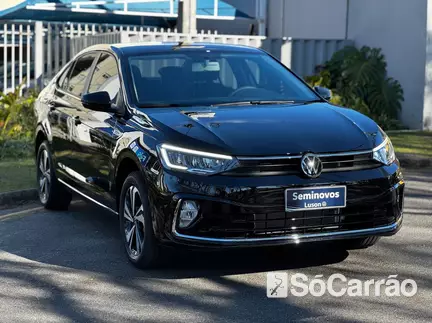 Volkswagen VIRTUS COMFORTLINE 200 1.0 12V TSI AT6 na cor Preta em Curitiba / PR - 6836669