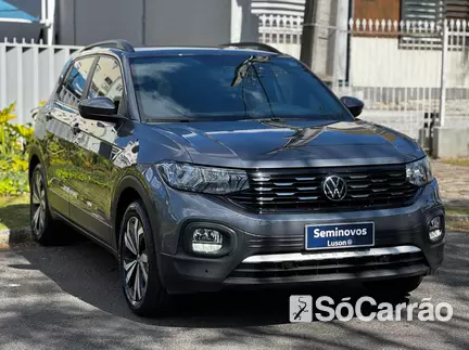 Volkswagen T-CROSS COMFORTLINE 200 1.0 TSI AT6 na cor Cinza em Curitiba / PR - 6879193