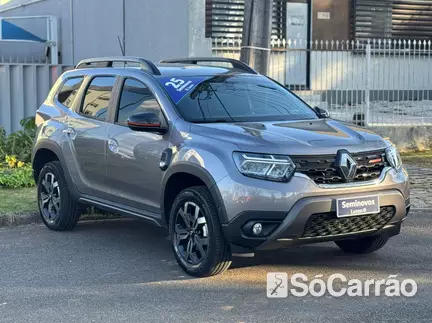 Renault DUSTER ICONIC 1.3 16V TCE CVT X-TRONIC na cor Cinza em Curitiba / PR - 6917726