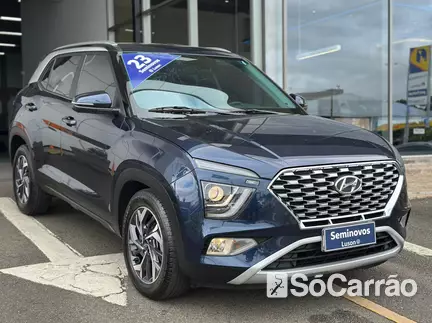 Hyundai CRETA PLATINUM 1.0 12V TB AT na cor Azul em São José dos Pinhais / PR - 6909846