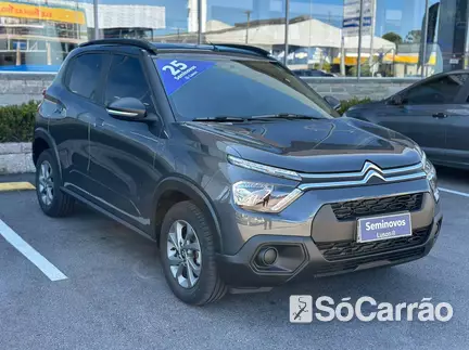 Citroen C3 C3 FEEL 1.0 MT FLEX na cor Cinza em São José dos Pinhais / PR - 6935975