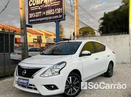 Nissan VERSA SL 1.6 16V CVT FLEXSTART na cor Branca em Curitiba / PR - 6746570