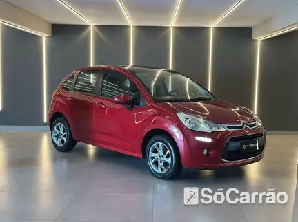 Citroen C3 TENDANCE 1.6 16V AT FLEXSTART na cor Vermelha em Campo Largo / PR - 6642834