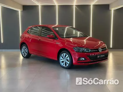 Volkswagen POLO COMFORTLINE 200(TECH II) 1.0 12V TSI AT6 na cor Vermelha em Campo Largo / PR - 6765106