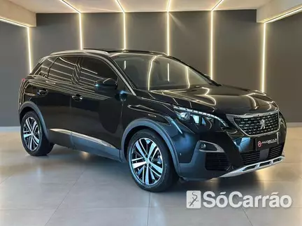 Peugeot 3008 GRIFFE 1.6 TB 16V TIP na cor Preta em Campo Largo / PR - 6801807