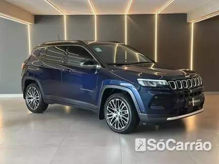 JEEP COMPASS LIMITED(PACK HIGH TECH) 4X2 1.3 T270 AT6 na cor Azul em Campo Largo / PR - 6818761