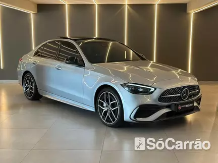 Mercedes C 300 AMG LINE 2.0 TB na cor Prata em Campo Largo / PR - 6901299