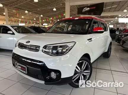 KIA SOUL EX 1.6 16V AT na cor Branca em Curitiba / PR - 6548241