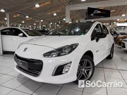 Peugeot 308 QUIKSILVER 1.6 16V na cor Branca em Curitiba / PR - 6714055