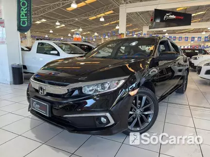 Honda CIVIC G10 EX 2.0 16V CVT na cor Preta em Curitiba / PR - 6844760