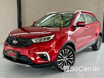 Ford TERRITORY TITANIUM 1.5 16V TB GTDI CVT na cor Vermelha em Curitiba / PR - 6674288