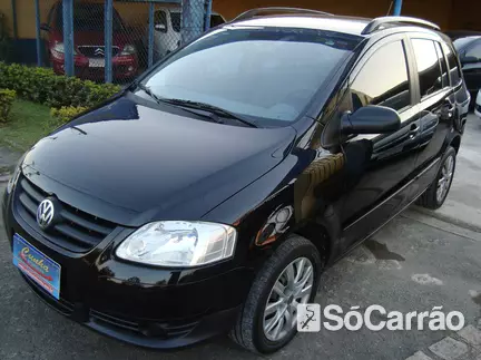 Volkswagen SPACEFOX COMFORTLINE 1.6 8V na cor Preta em Curitiba / PR - 6780345