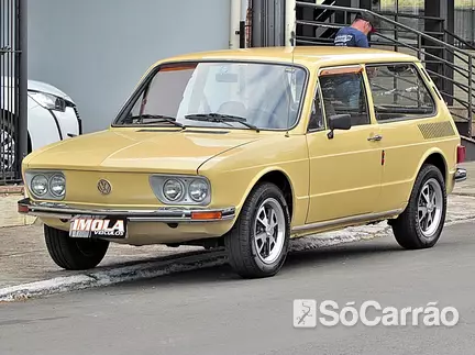 Volkswagen BRASILIA 1600 na cor Bege no Canoas / RS - 6568173