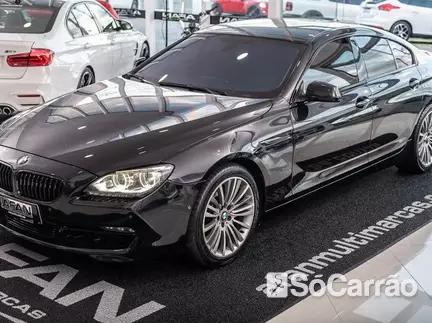 BMW 640I GRAN COUPE 3.0 24V na cor Preta em Curitiba / PR - 6491970