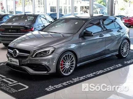 Mercedes A 45 AMG 2.0 16V TURBO 4MATIC na cor Cinza em Curitiba / PR - 6554618