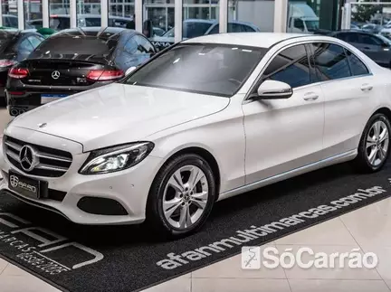Mercedes C 180 AVANTGARDE 1.6 16V TB na cor Branca em Curitiba / PR - 6652143