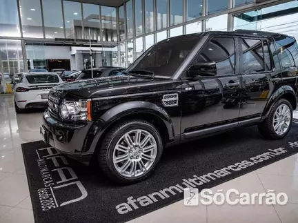 Land Rover DISCOVERY 4 HSE 4X4 5.0 V8 AT na cor Preta em Curitiba / PR - 6668812
