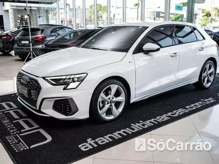 Audi A3 SPORTBACK 1.4 16V TFSI S TRONIC na cor Branca em Curitiba / PR - 6696900