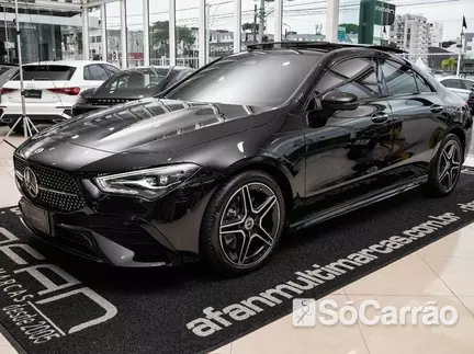 Mercedes CLA 200 AMG LINE 1.3 MHEV na cor Preta em Curitiba / PR - 6725369