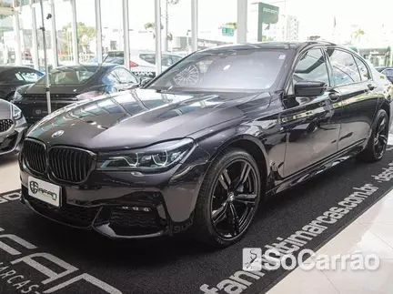 BMW 750LI M SPORT 4.4 TW-TB V8 na cor Preta em Curitiba / PR - 6781107