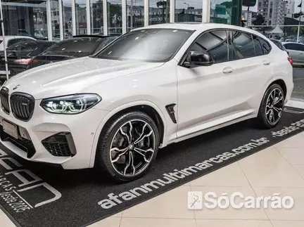 BMW X4 M COMPETITION 4X4 3.0 TB 24V na cor Branca em Curitiba / PR - 6846997
