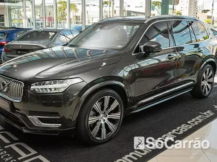 Volvo XC90 INSCRIPTION T8 DRIVE-E HYBRID AWD 4X4 2.0 BI-TB AT8 na cor Cinza em Curitiba / PR - 6929223