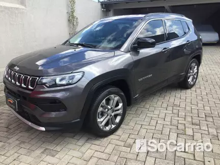 JEEP COMPASS LONGITUDE 4X2 1.3 T270 TB AT6 na cor Cinza em Curitiba / PR - 6911009