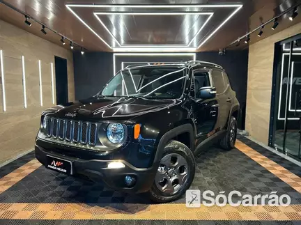 JEEP RENEGADE SPORT 4X4 2.0 TB AT9 na cor Preta em Guarapuava / PR - 6811859