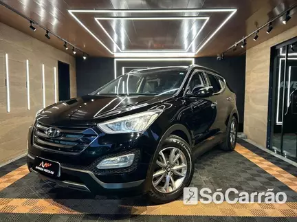 Hyundai SANTA FE GLS 4WD 3.3 V6 AT na cor Preta em Guarapuava / PR - 6862791