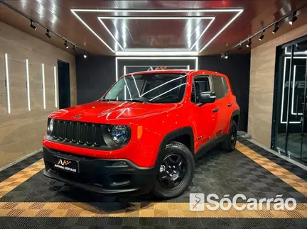 JEEP RENEGADE (AUDIO BOOSTER) 1.8 16V AT6 na cor Vermelha em Guarapuava / PR - 6866454