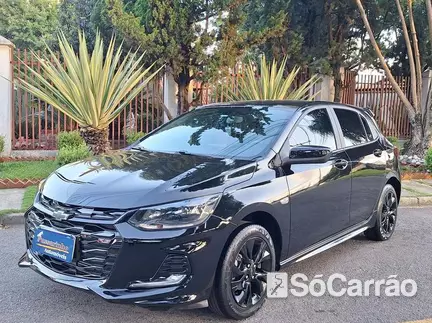 Chevrolet ONIX RS 1.0 TB 12V AT6 na cor Preta em Pinhais / PR - 6738820