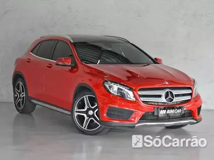 Mercedes GLA 250 SPORT 2.0 16V TB na cor Vermelha em Curitiba / PR - 6724672