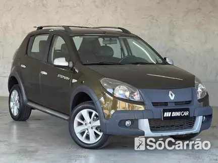 Renault SANDERO STEPWAY 1.6 16V AT HIFLEX na cor Verde em Curitiba / PR - 6765786