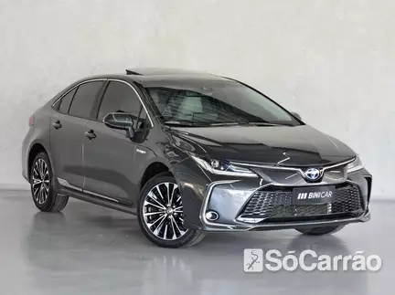 Toyota COROLLA ALTIS HYBRID PREMIUM 1.8 VVT-I 16V CVT na cor Cinza em Curitiba / PR - 6866744